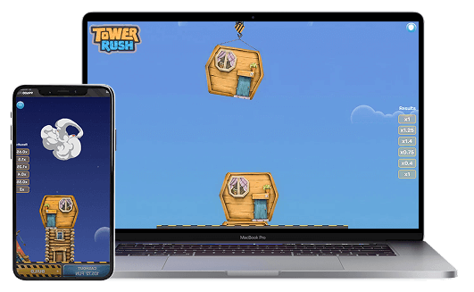 Play Tower Rush Online Casino Game on Any Device